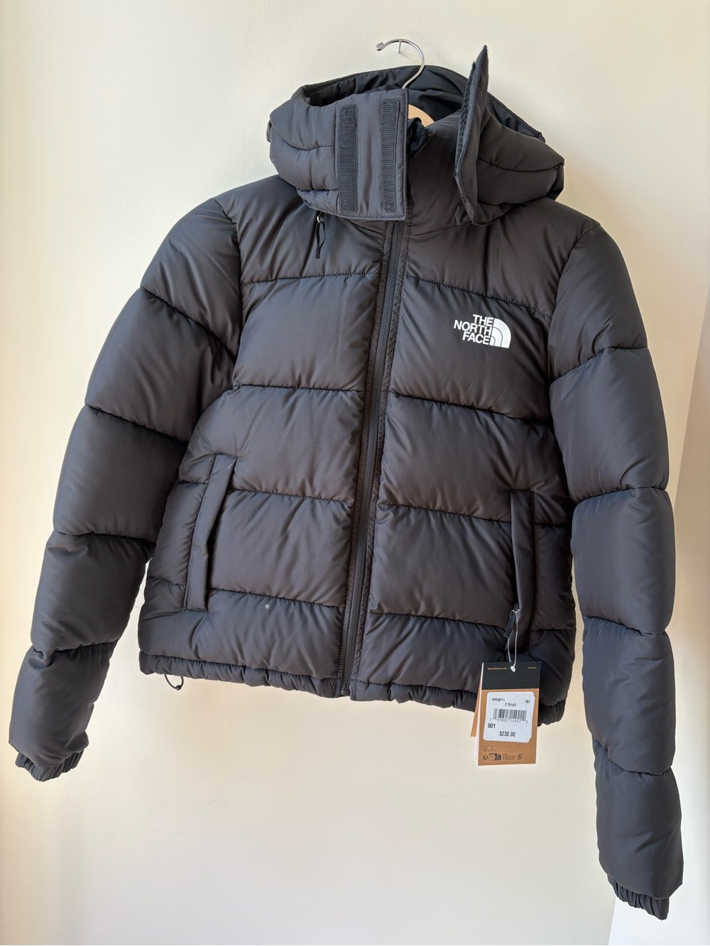The North Face Black Hooded Puffer Jacket